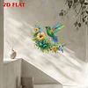 2D Flat Hummingbird DIY Diamond Art Pendant Special Shape Wall Door Decoration