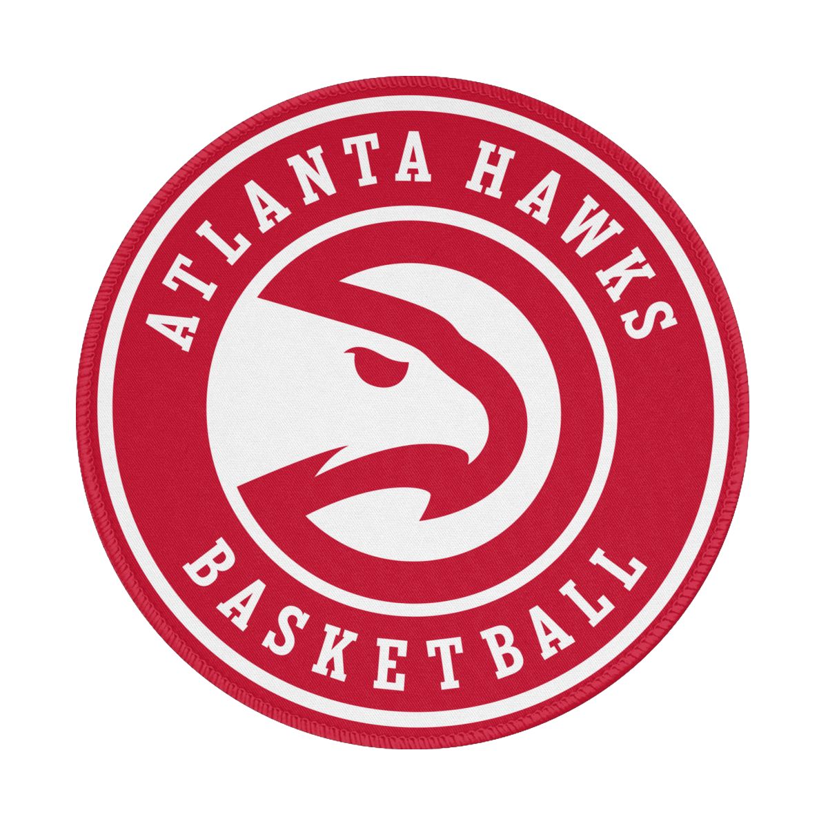 Atlanta Hawks Waterproof Round Mouse Pad for Wireless Mouse