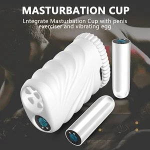 Masturbator Vibrator 10-mode Penis Massager Sex Toy For Men