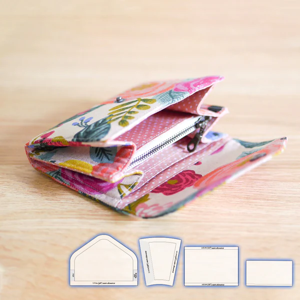 Cute Envelope Wallet Template Set