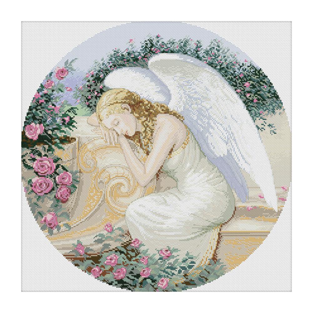 

Beautiful Fairy - 11CT Stamped Cross Stitch - 58*58cm, 501 Original