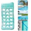 Inflatable Pool Float Lounger with Headrest PVC Air Mattress for Lake Beach