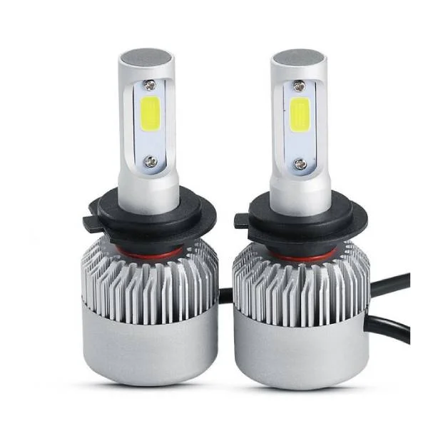 60W 6000K H7 White COB Low Beam LED Headlight Bulb