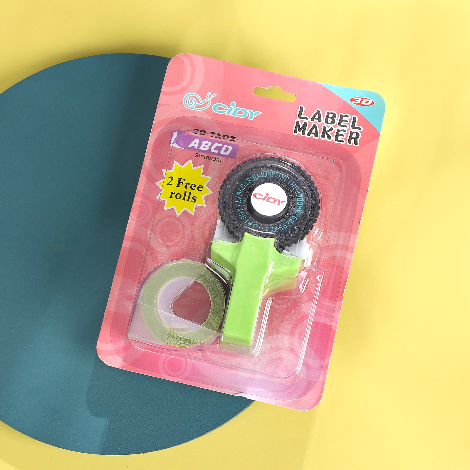 Journalsay Mini Manual Label Embossed Tape Printer Label Maker 