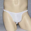 Men's Fashion Sexy Hollow Out Double Low Brief Thong G-String Bikinis Underwear