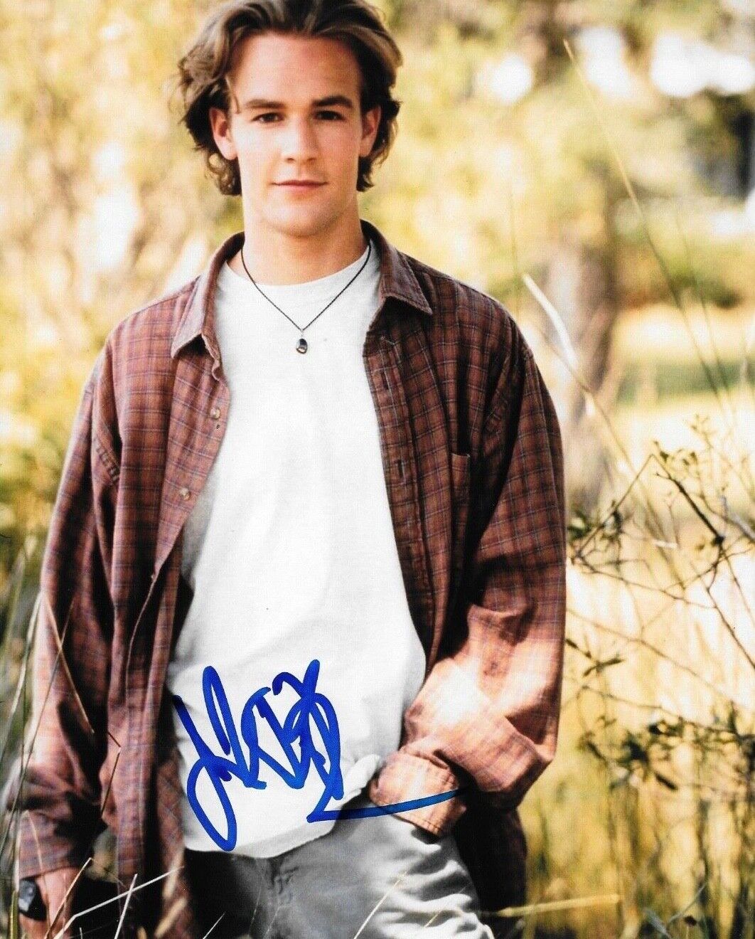 * JAMES VAN DER BEEK * signed autographed 8x10 Photo Poster painting * DAWSONS CREEK * COA * 2