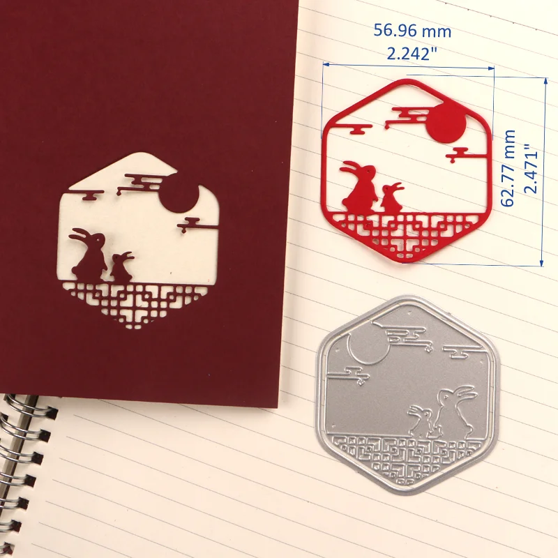 Nigikala METAL CUTTING DIES Chinese New Year 2023 new arrivals stencil DIY Scrapbook Paper Album