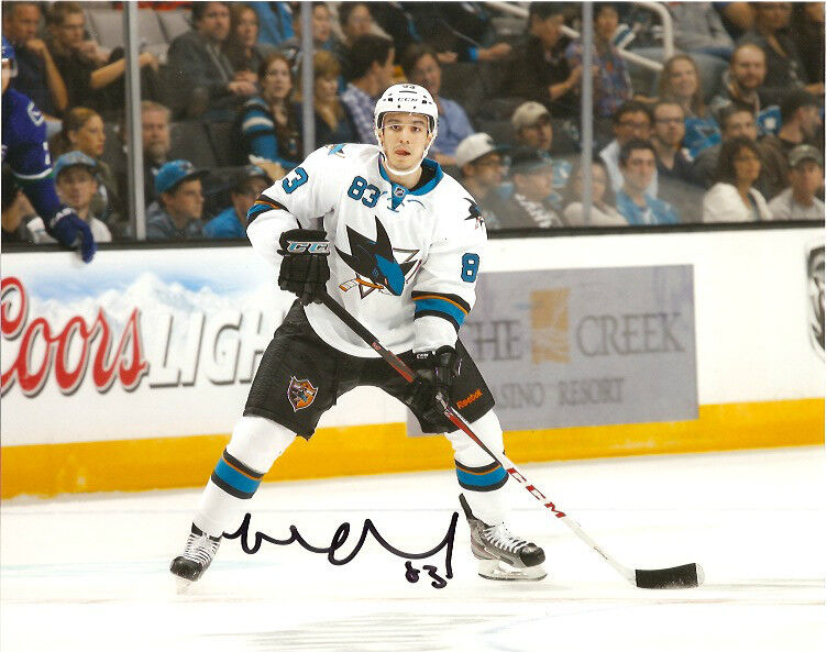 San Jose Sharks Matthew Nieto Signed Autographed 8x10 Photo Poster painting COA