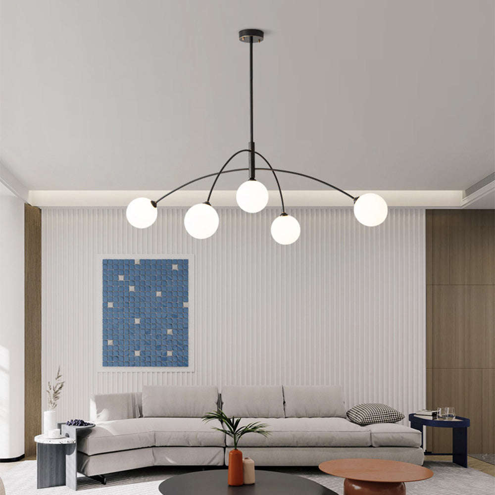 Nordic Minimalist Metal Chandelier