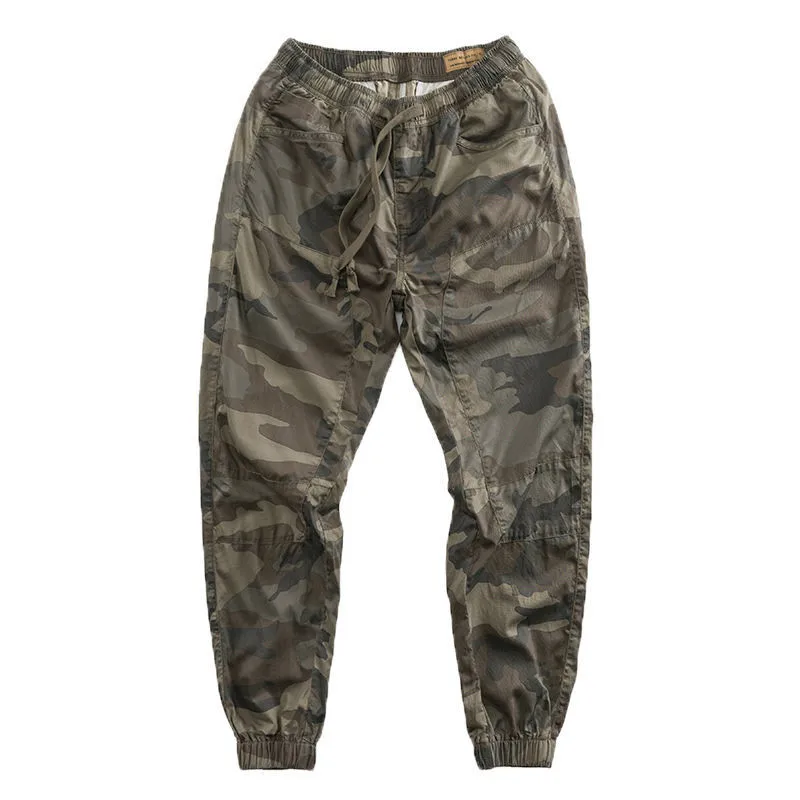 Camouflage Cargo Pants for Men Casual Jogger Rainforest Woodland Pants Male Trousers