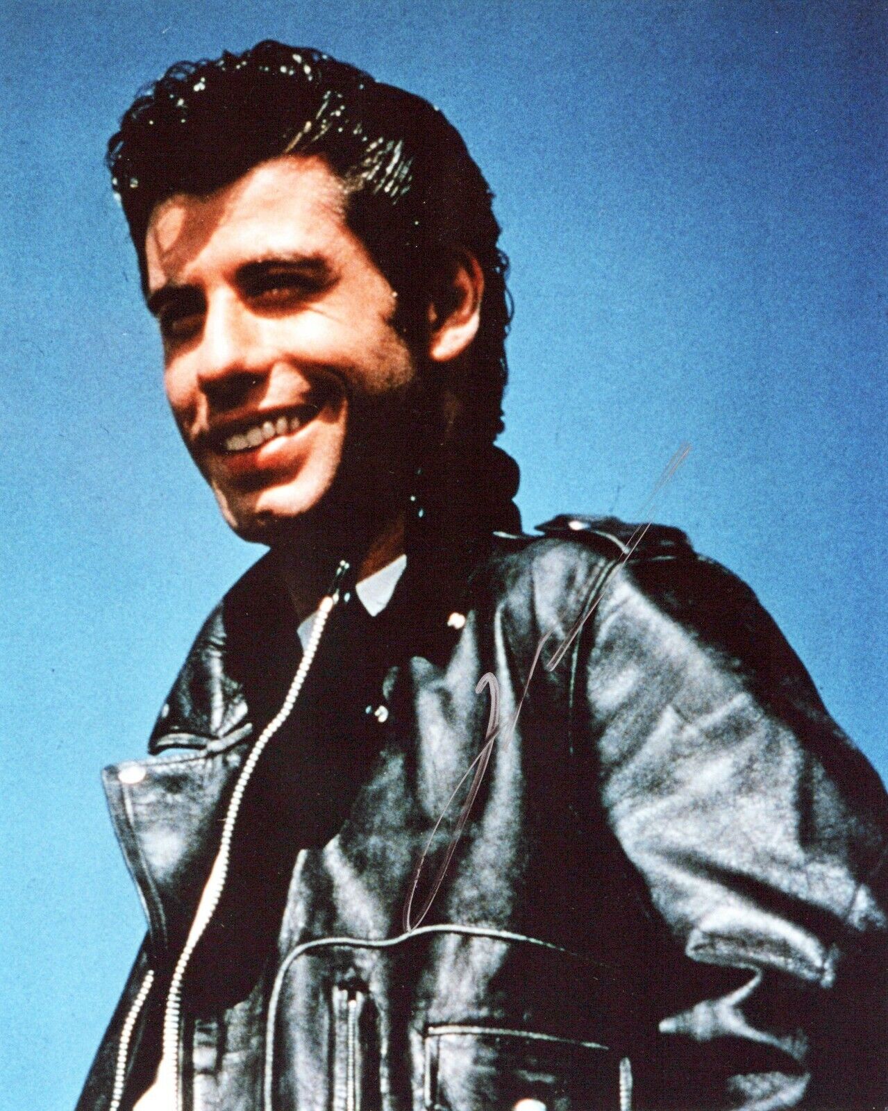 John Travolta Grease autographed Photo Poster painting signed 8x10 #1 Danny Zuko