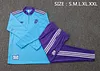 2025/2026 Real Madrid Half-Pull Training Suit Light Blue Football Shirt 1:1 Thai Quality