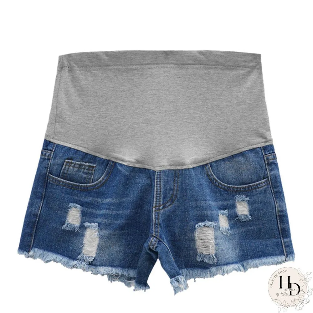 Pregnant women's Denim Shorts Summer Pregnant Casual Short For Women Pregnacy Shorts
