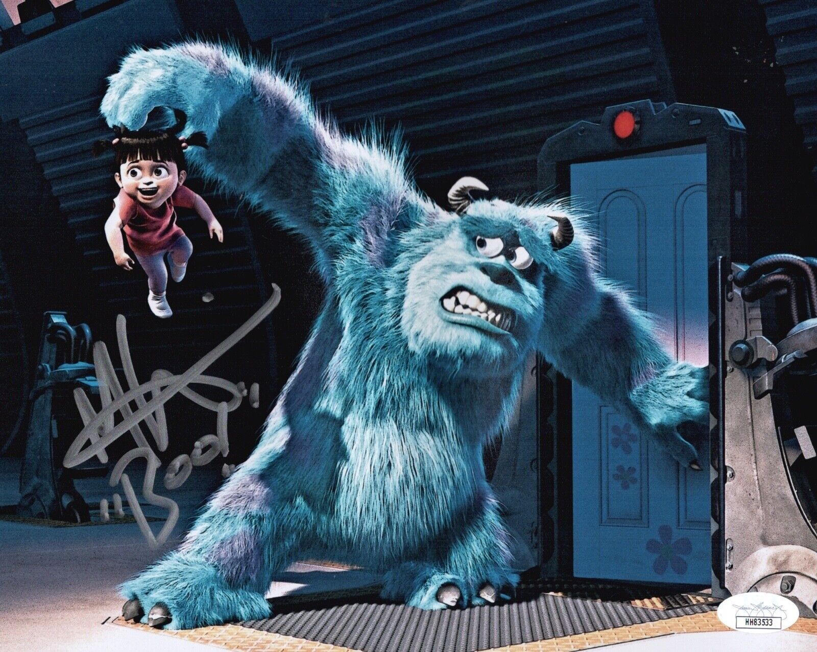 MARY GIBBS Signed MONSTER'S INC BOO 8x10 Photo Poster painting In Person Autograph JSA COA Cert