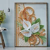 Quilling Flower-Crystal Rhinestone Diamond Painting