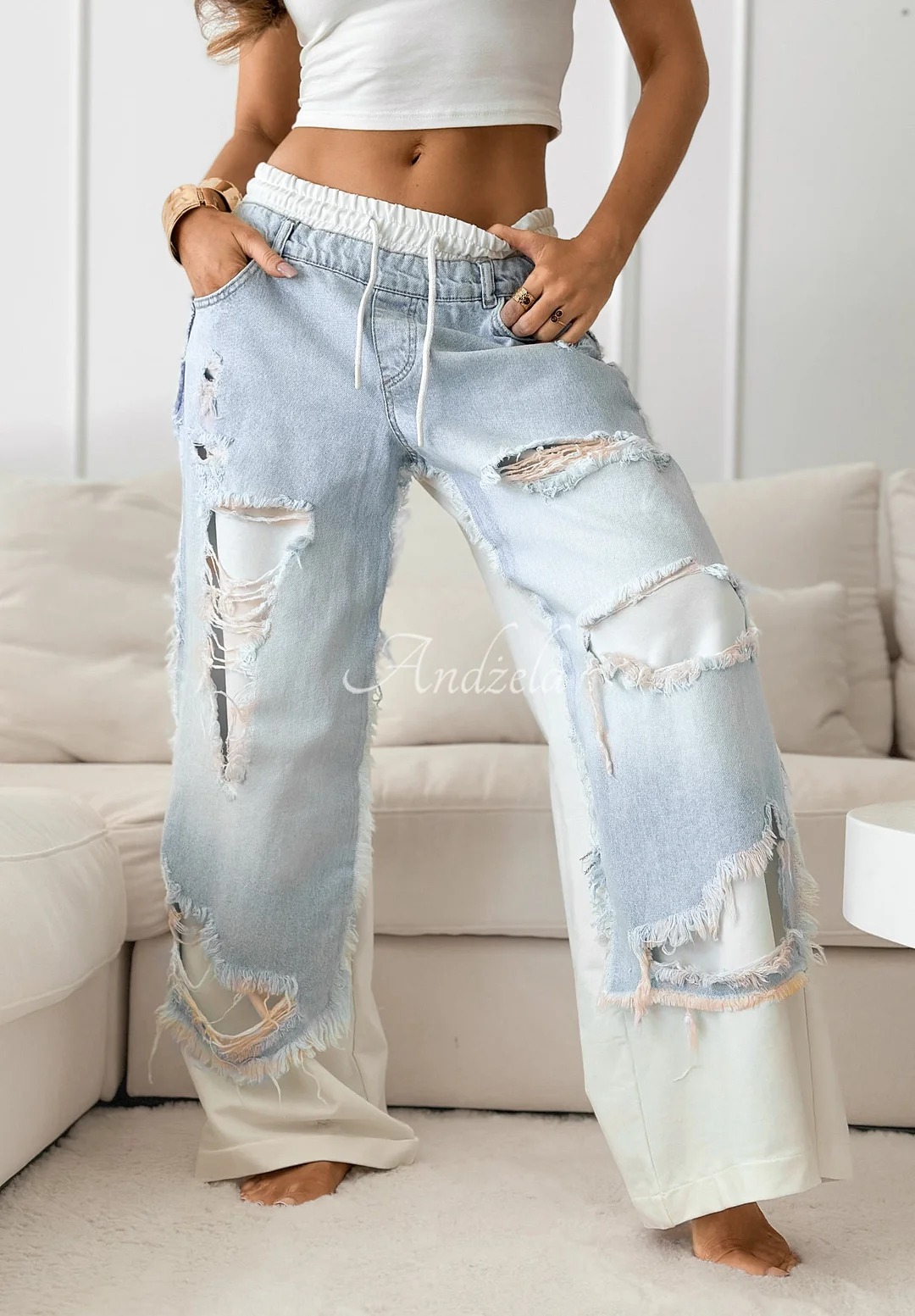Ripped Denim Pants