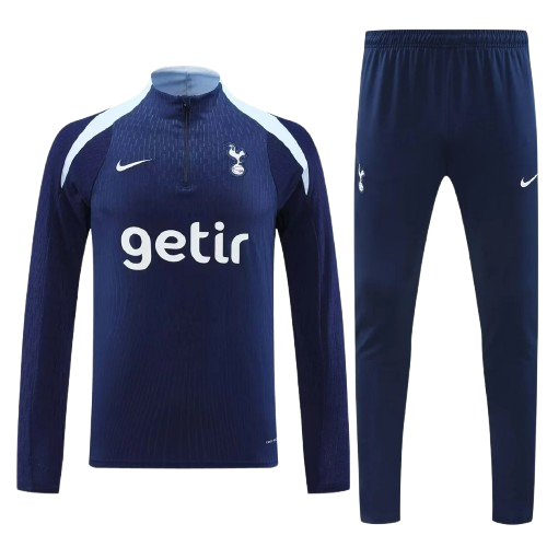 24-25 Tottenham Hotspur Royal Blue Half-Length Long-Sleeved Training Suit
