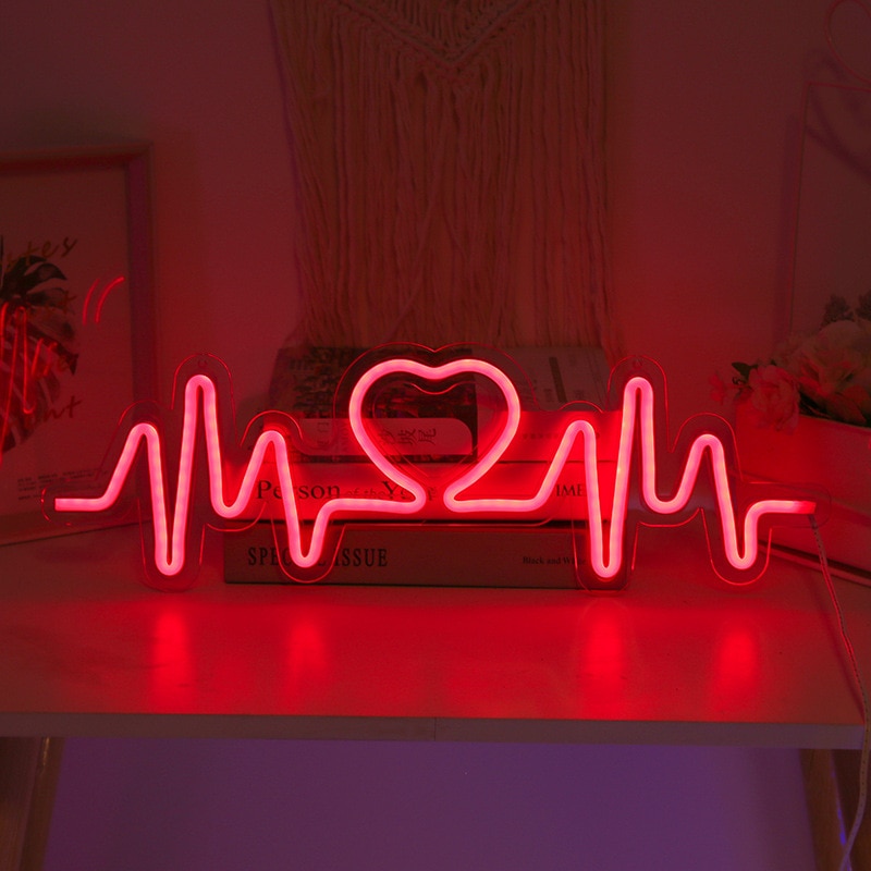 

Heartbeat - Led Neon Light Sign, 501 Original