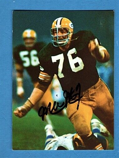 MIKE MCCOY-GREEN BAY PACKERS AUTOGRAPHED COLOR 3X4 Photo Poster painting