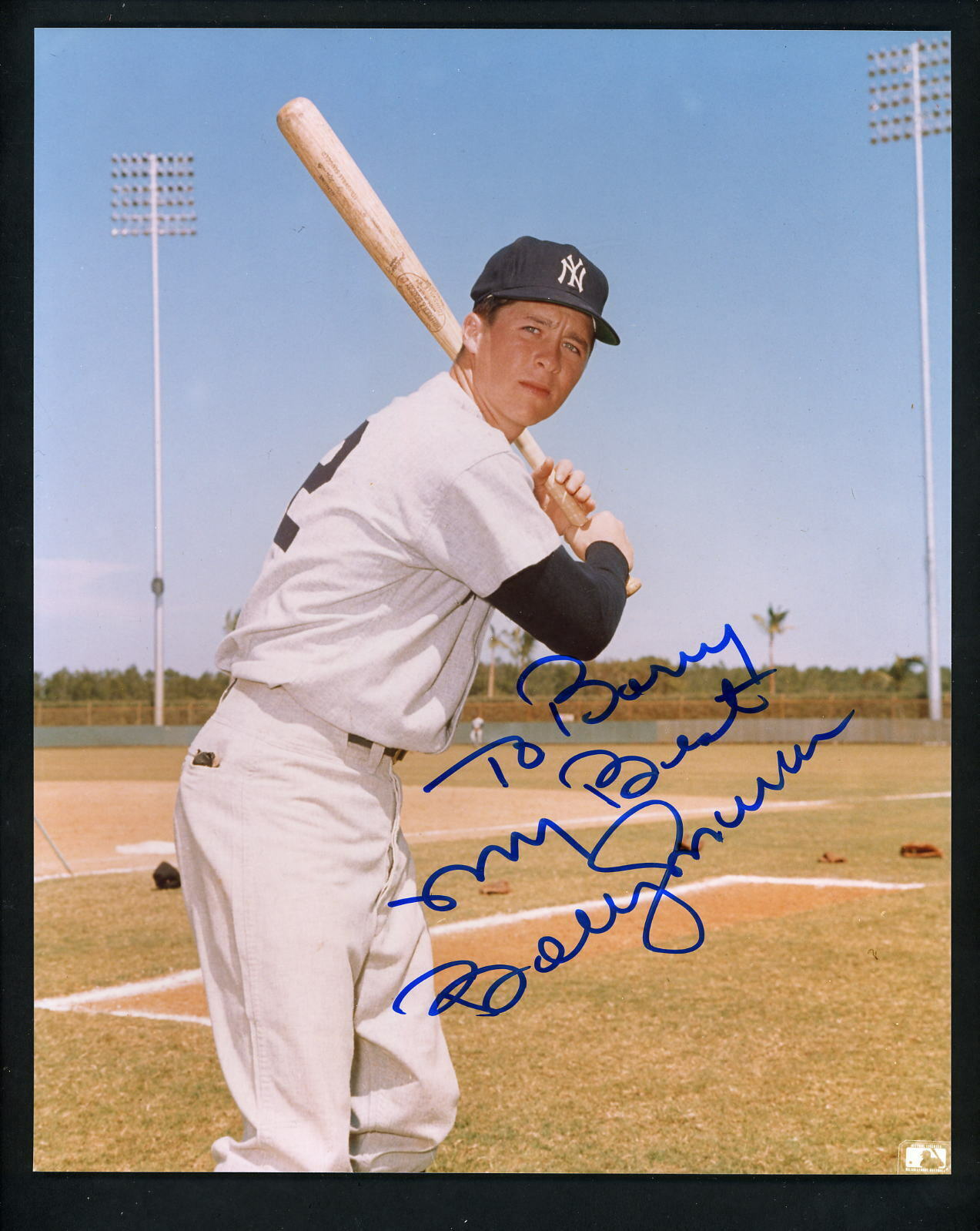 Bobby Murcer Signed Autographed 8 X 10 Photo Poster painting To Barry Yankees  SHIPPING