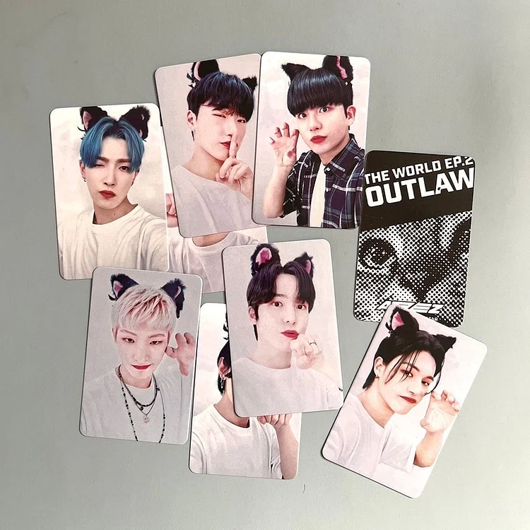 Ateez 9th Mini Album The World EP.2 Outlaw Makestar Photocard