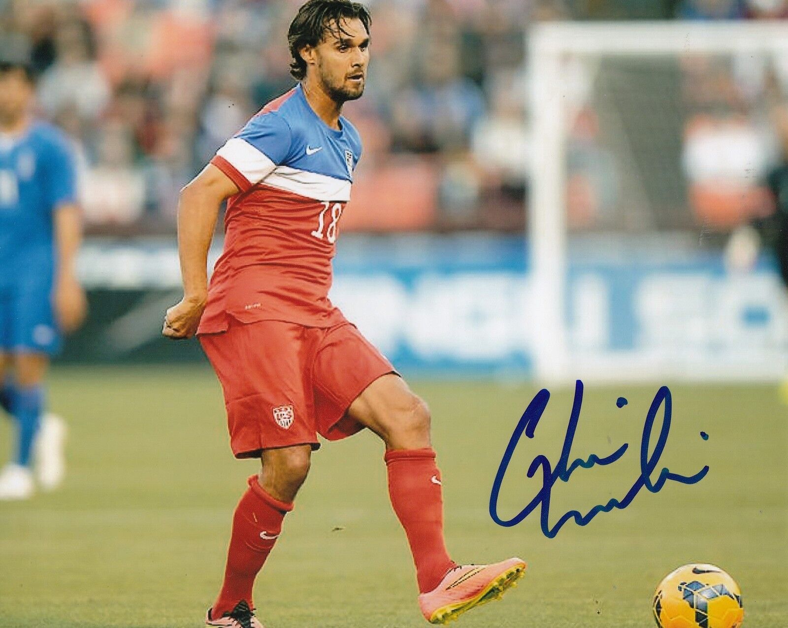 CHRIS WONDOLOWSKI signed (SAN JOSE EARTHQUAKES) *TEAM USA* 8X10 Photo Poster painting W/COA #1