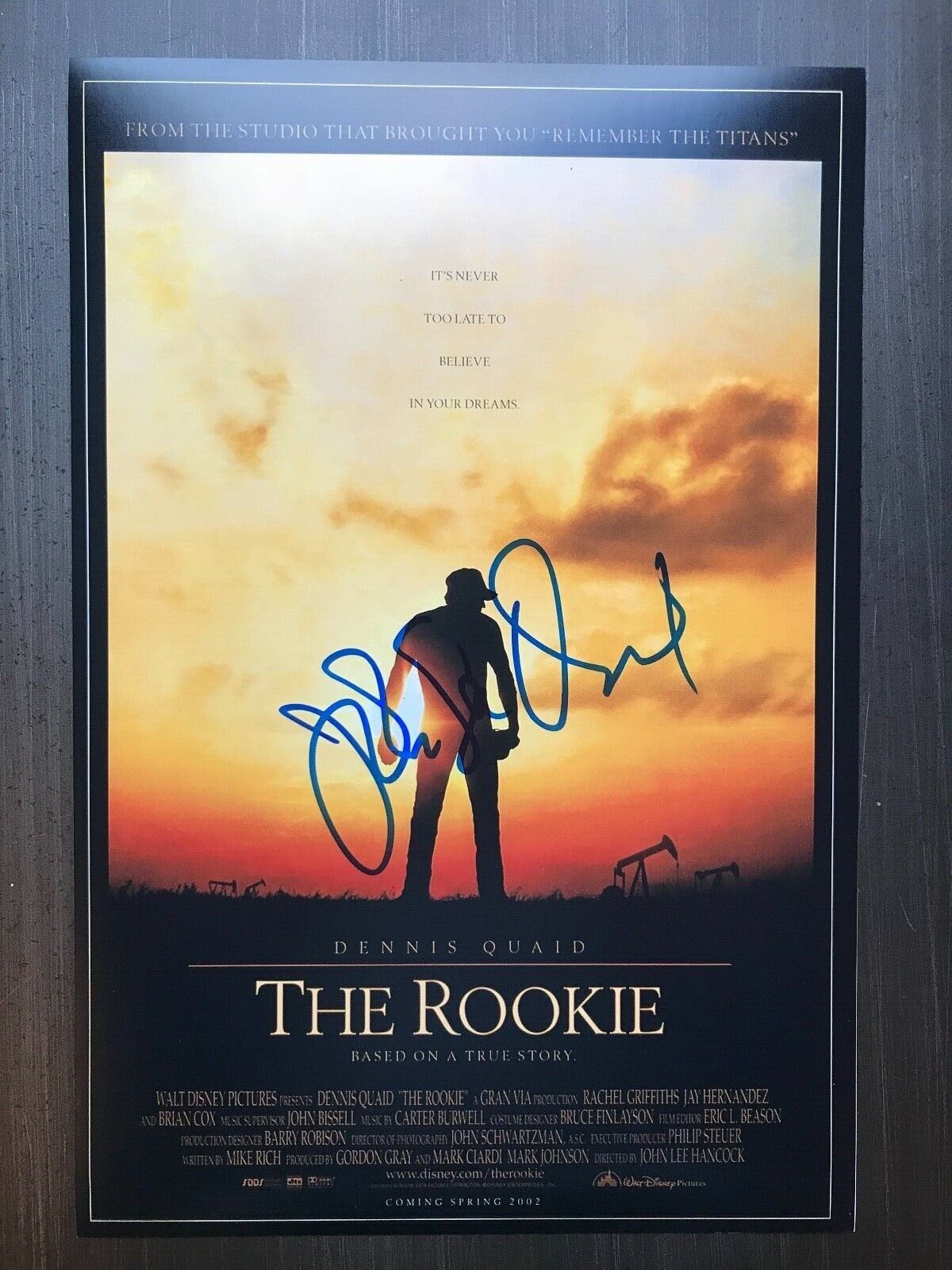 * JOHN LEE HANCOCK * signed 12x18 Photo Poster painting poster * THE ROOKIE DIRECTOR * PROOF * 2