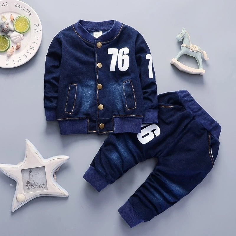 Sets Unisex Toddler Baby Boys Girls Denim Jean Coat Pant Clothes