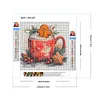 >SALE<5D DIY Full Round Drill Diamond Painting Christmas Mug Drinks Kit Decor 30x30cm