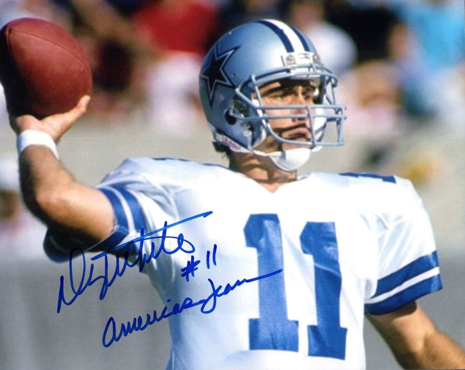 Danny White 8x10 Photo Poster painting #7 Autographed Signed AUTO INSCR Dallas Cowboys