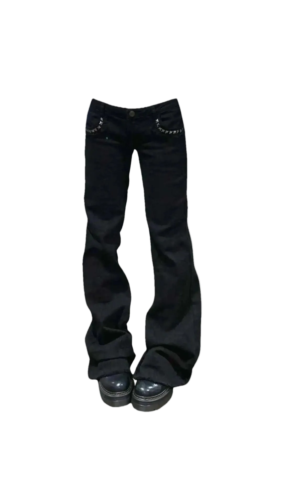 Black Low Rise Jeans