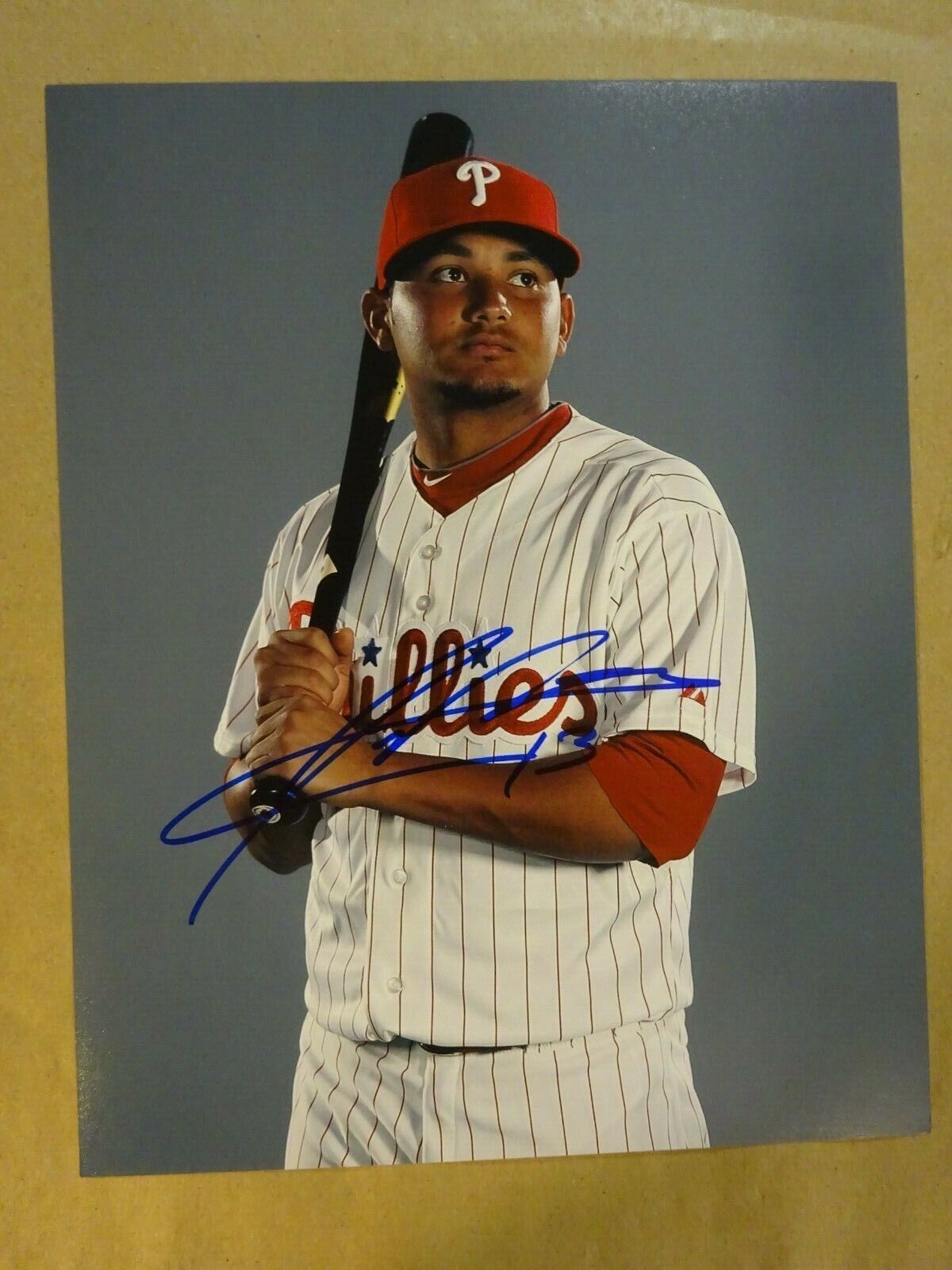 Autographed FREDDY GALVIS Signed 8x10 Photo Poster paintinggraph Philadelphia Phillies