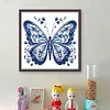 Butterfly-11CT Stamped Cross Stitch 40*40cm/15.75*15.75in