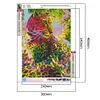 Diamond Painting -5D Full Round Drill Color Panther Animal