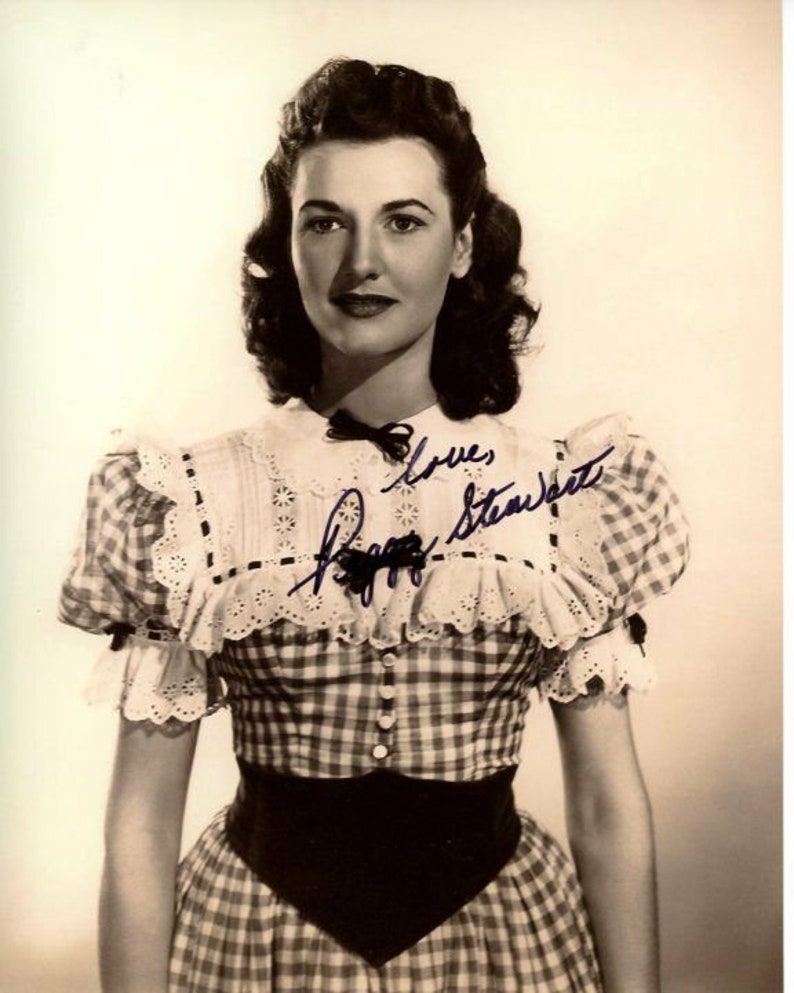 Peggy stewart signed autographed Photo Poster painting