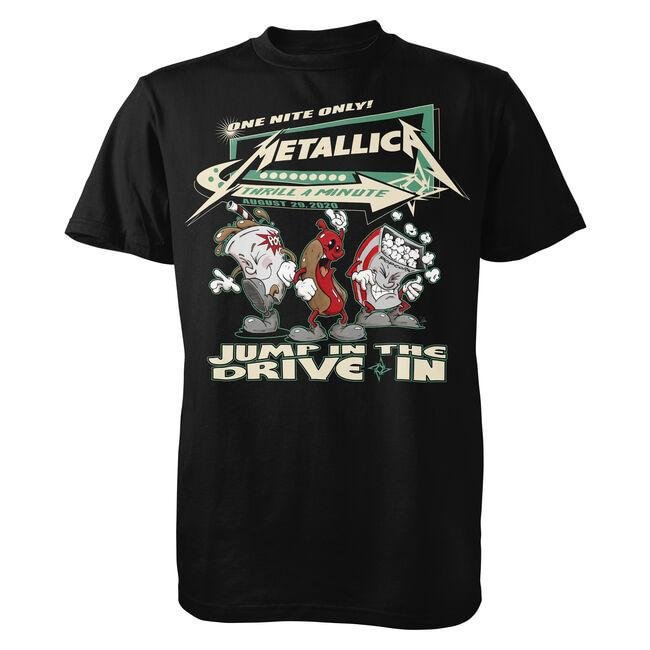 metallica drive in t shirt