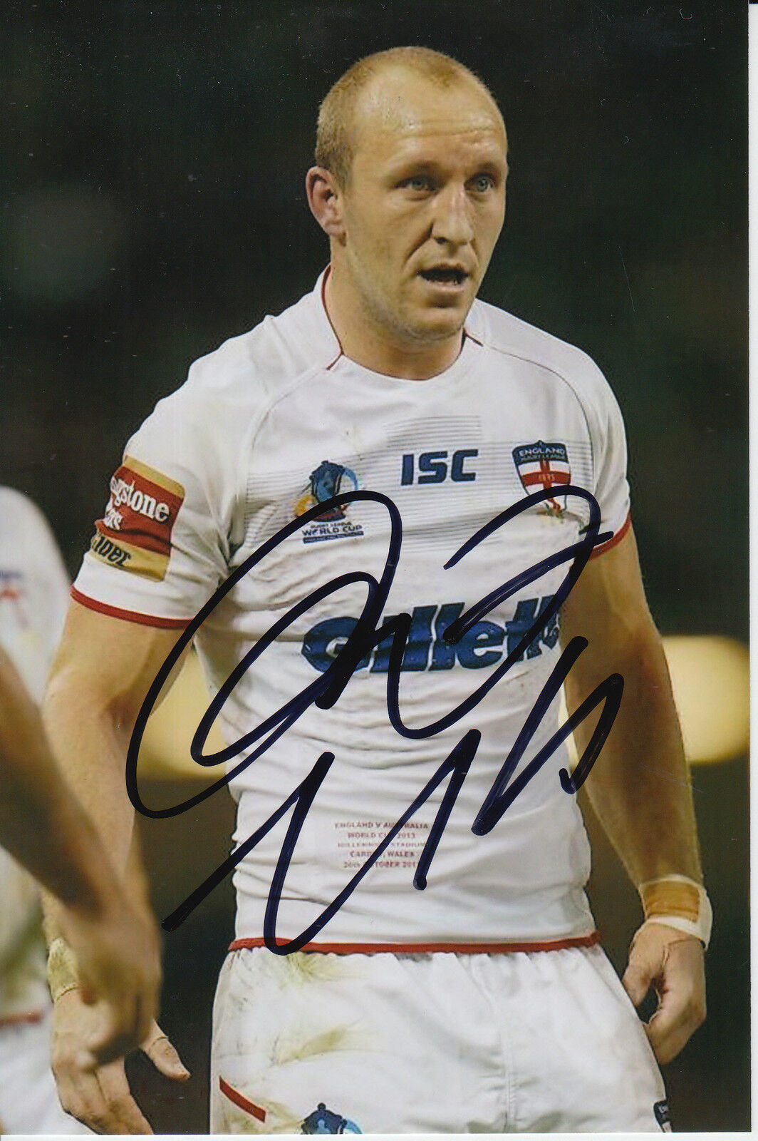 ENGLAND HAND SIGNED CARL ABLETT 6X4 Photo Poster painting.