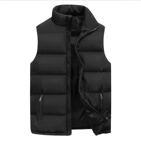 pornhint Pornhint Fashion Mens Jacket Sleeveless Vest Spring Warm Vests Casual Coats Male Cotton Men's Vest Men Thicken Waistcoat doudoune