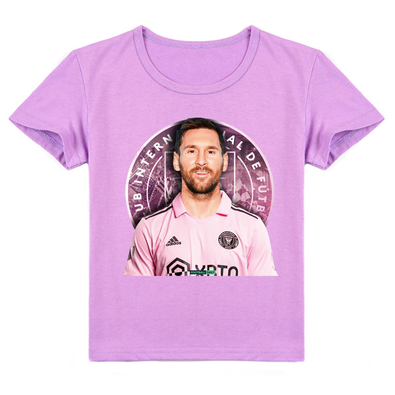 Mayoulove Messi Kids T-Shirt - Cool Messi Graphic Tee for Boys  Girls, Perfect for Soccer Fans-Mayoulove