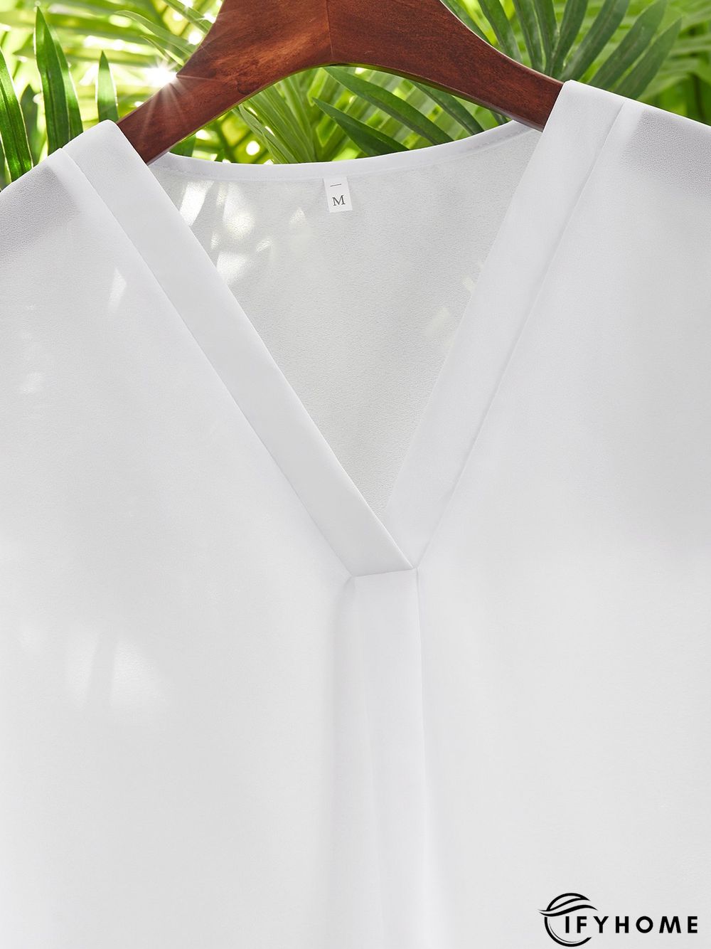 Plain Sleeveless V Neck Tank Top | IFYHOME