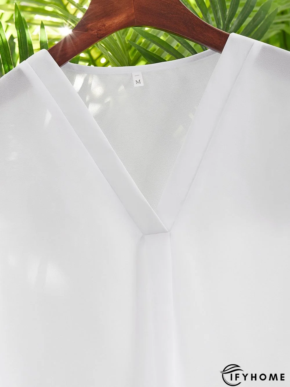 Plain Sleeveless V Neck Tank Top | IFYHOME