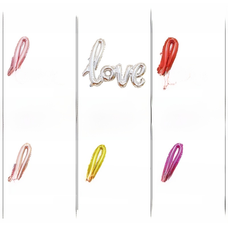 Minimalist Classic Style Letter Aluminum Film Holiday Daily Balloons