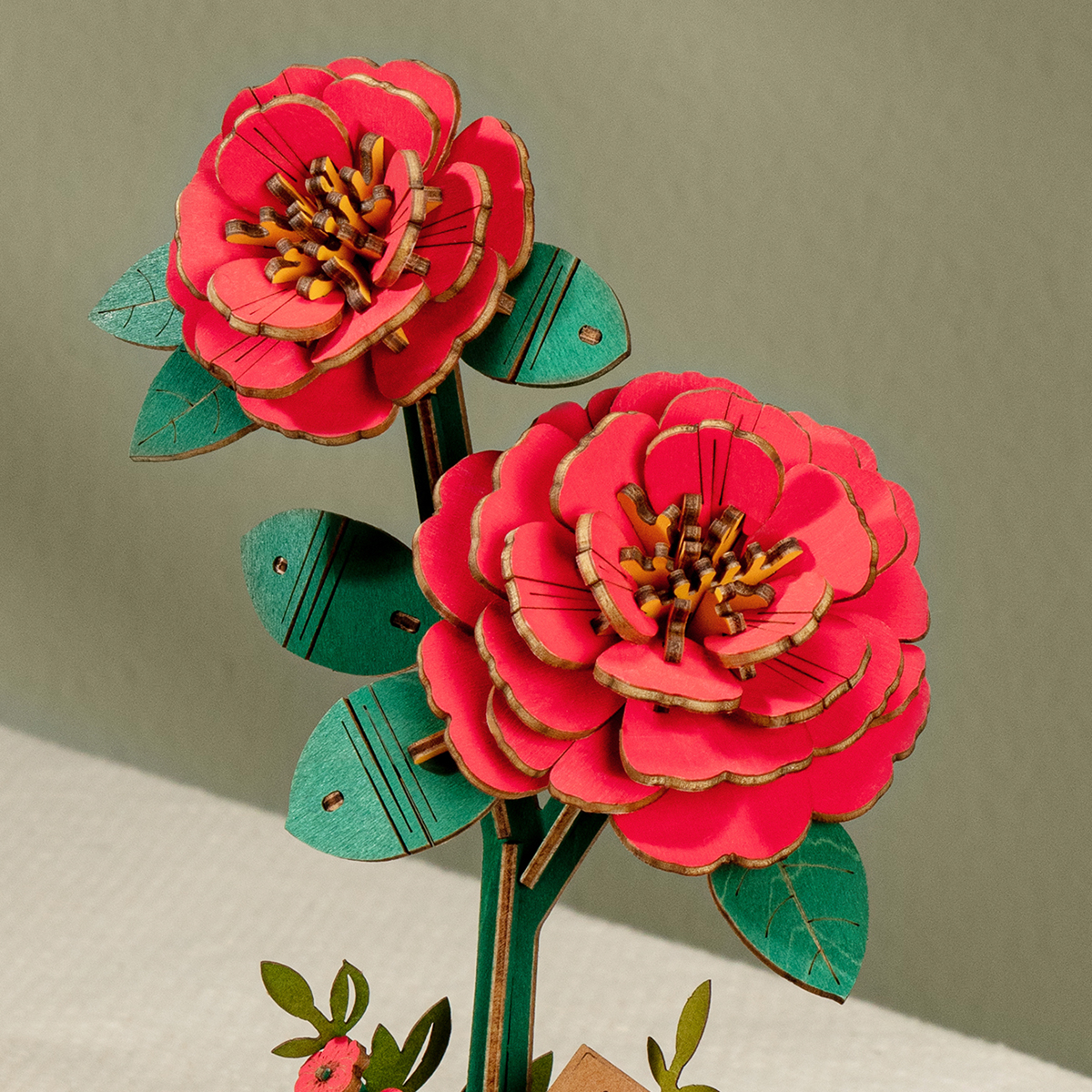 Robotime - Wooden Flower Bouquet 3D Wooden Puzzle - TW01H