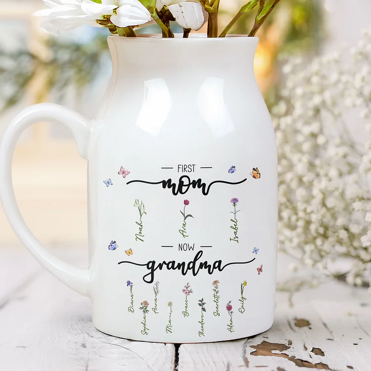  Personalized Ceramic Flower Vase