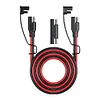 Battery Charging Cable SAE To SAE 16 AWG Solar Plug Cord Car Extension Cable