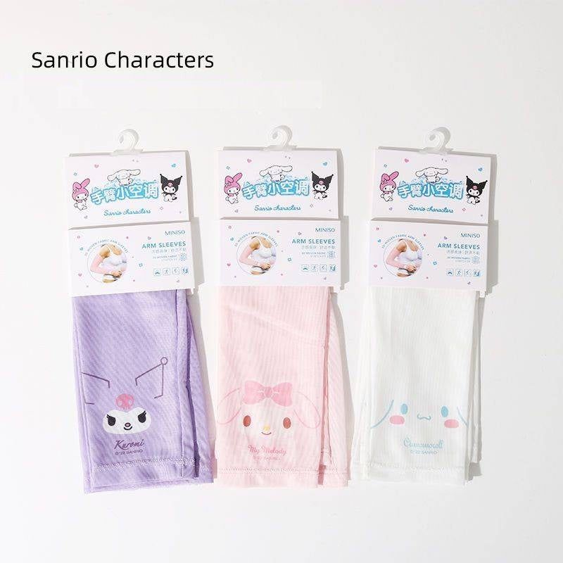 Kuromi My Melody Cinnamoroll Cooling Arm Sleeves for Women Sports Arm Sleeve Sun Protection Covers A Cute Shop - Inspired by You For The Cute Soul 