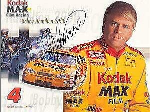 Bobby Hamilton Racing SIGNED AUTOGRAPHED 10 X 8