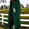 ZARA - CASACO DE L&Atilde; DE MALHA DE ALTA QUALIDADE