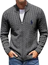 Warm Men's Zip Cardigan