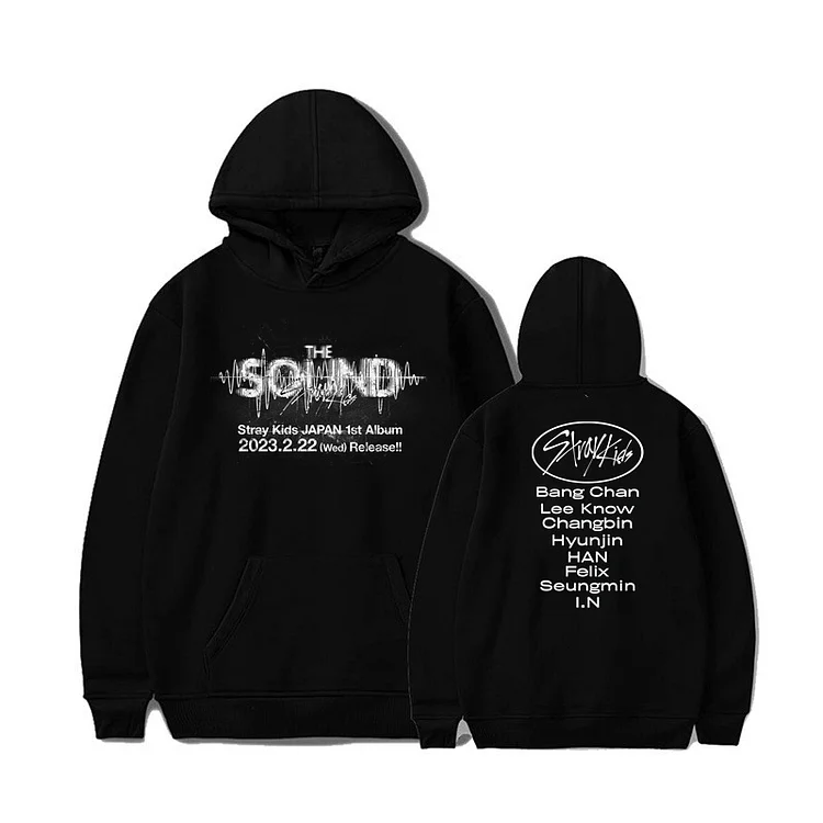 stray kids the sound hoodie 3 colors
